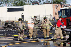 سقوط جت شخصی در فرودگاه ایالت مین آمریکا در میان کولاک