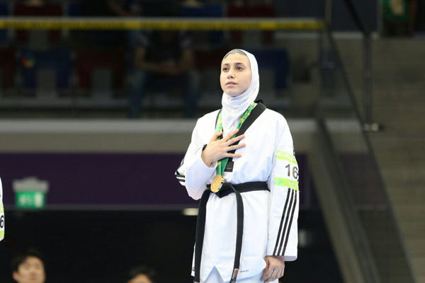 دختر ایرانی سهمیه المپیک گرفت / کیانی چهارمین بانوی المپیکی تکواندو