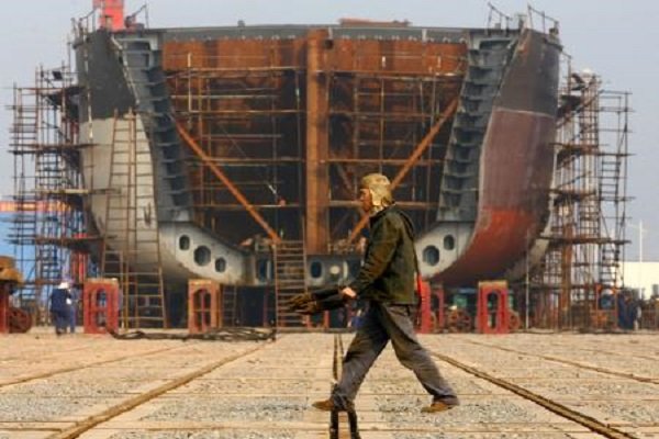افت۵۱ درصدی سفارش کشتی‌سازی در چین