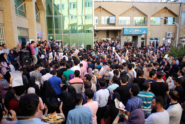 ساعات پایانی تبلیغات انتخابات ریاست جمهوری در همدان