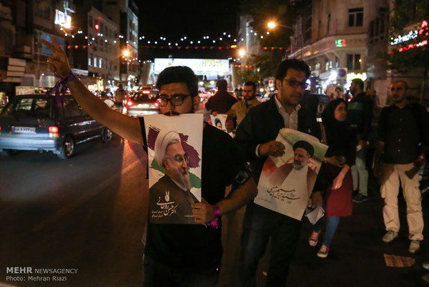 Last hours of election campaigns in Tehran