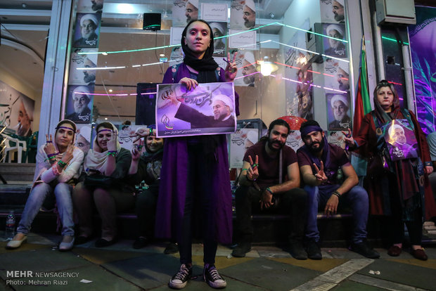 Last hours of election campaigns in Tehran