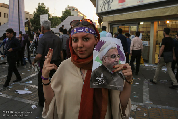 Last hours of election campaigns in Tehran