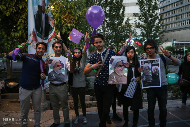 Last hours of election campaigns in Tehran