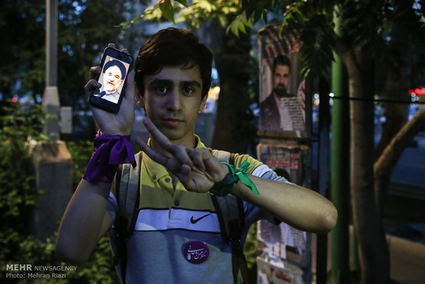 Last hours of election campaigns in Tehran