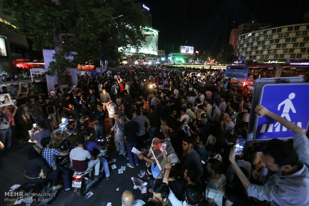 Last hours of election campaigns in Tehran