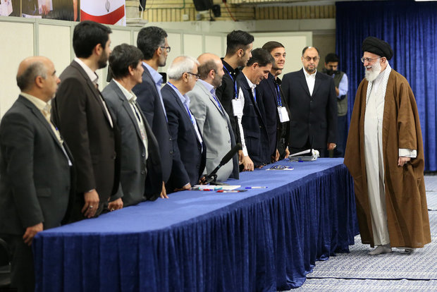 Ayatollah Khamenei cast his vote for Presidential election