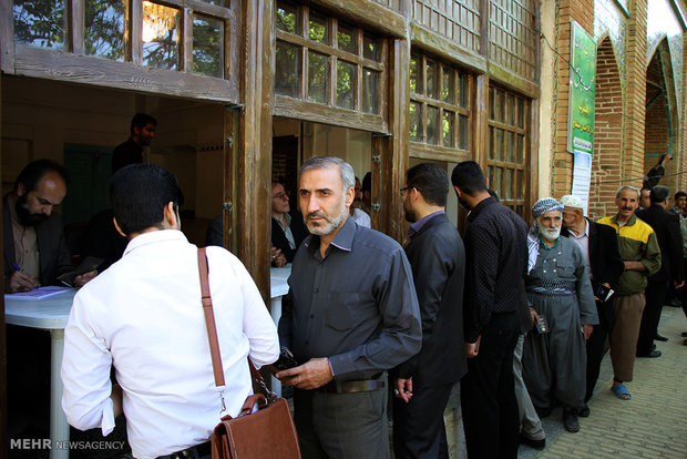 Presidential election across Iran