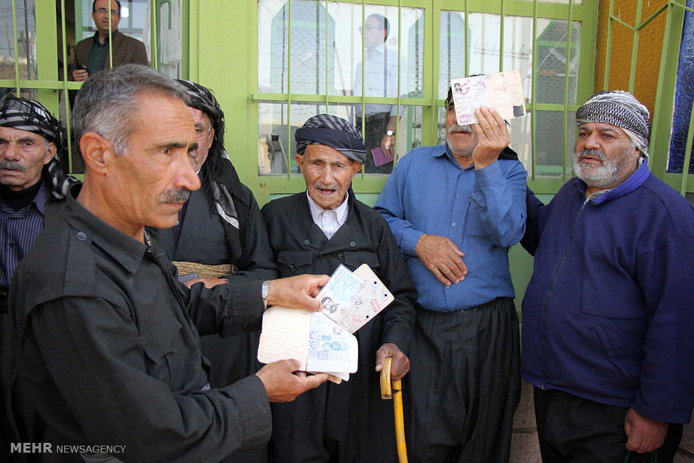مشاهد من المشاركة في الانتخابات الرئاسية والبلدية في محافظة كردستان