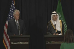محورهای نشست خبری وزیران خارجه آمریکا و عربستان
