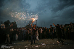 شادی هواداران حسن روحانی در تهران -۱
