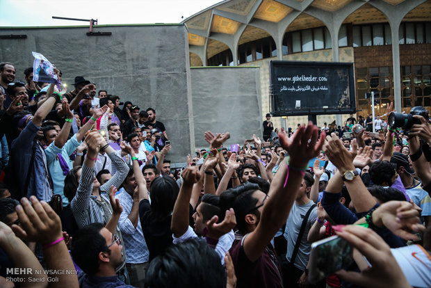 Rouhani reelection celebrated in Tehran