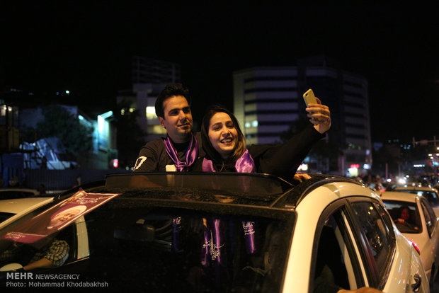 Rouhani reelection celebrated in Tehran