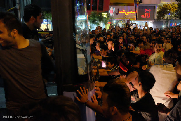 Post-election celebrations across Iran