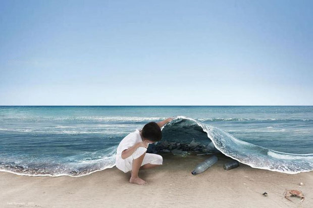زباله دریا اقیانوس