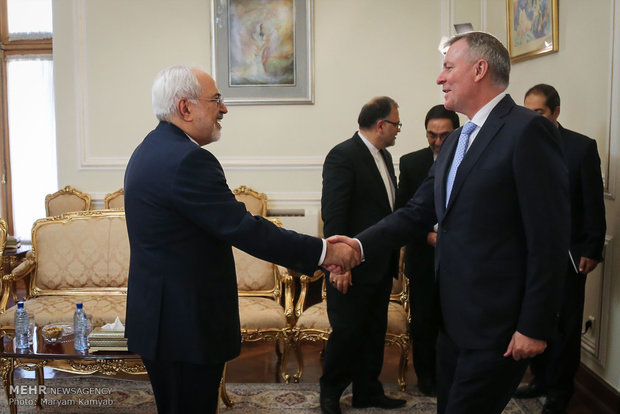 Zarif receives Slovenian, Austrian ambs.