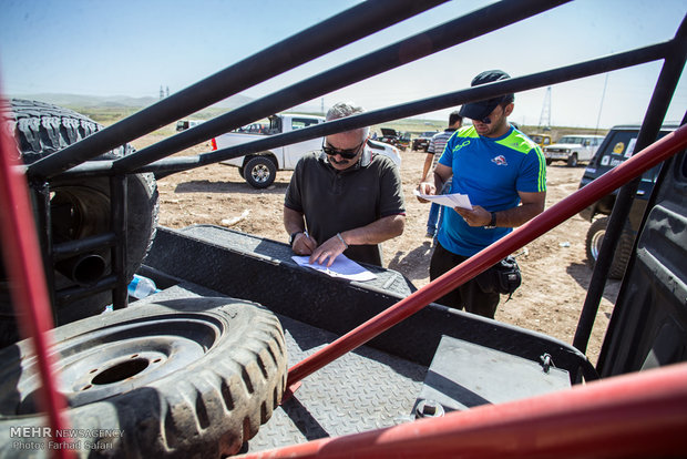 Intl. off-road competitions in Qazvin