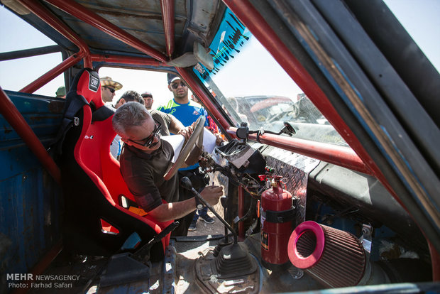 Intl. off-road competitions in Qazvin