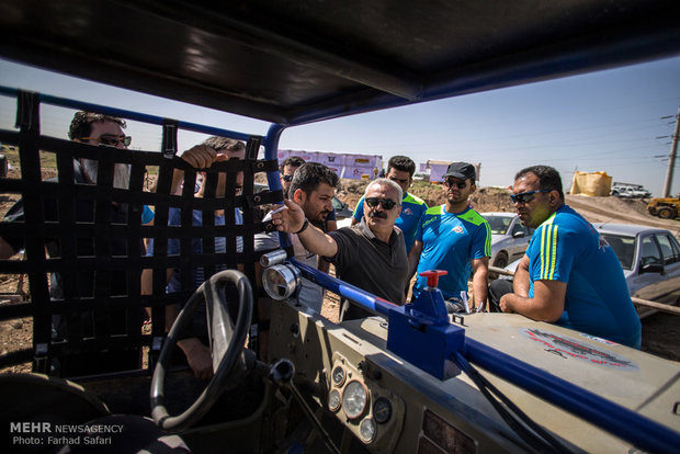 Intl. off-road competitions in Qazvin