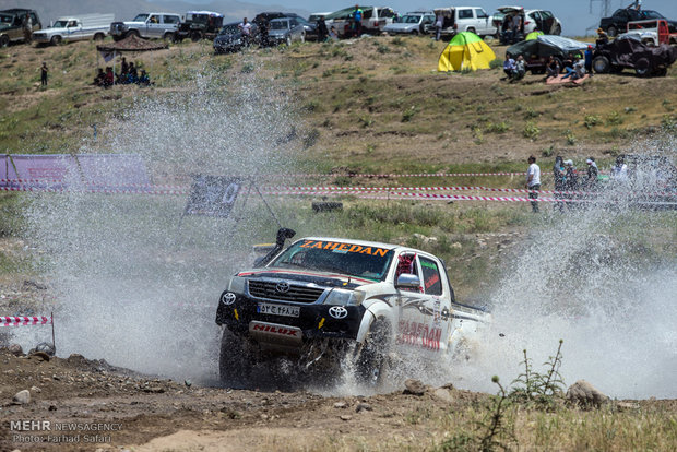 Intl. off-road competitions in Qazvin