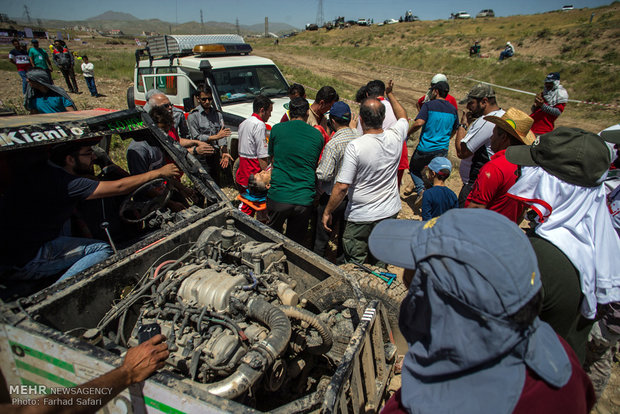 Intl. off-road competitions in Qazvin