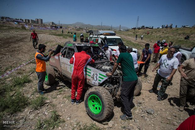 Intl. off-road competitions in Qazvin