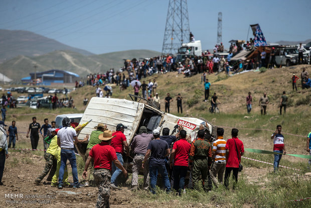 Intl. off-road competitions in Qazvin