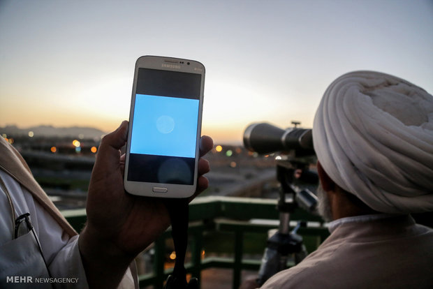 استهلال ماه مبارک رمضان در قم‎