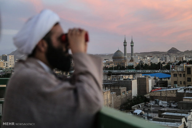 استهلال ماه مبارک رمضان در قم‎