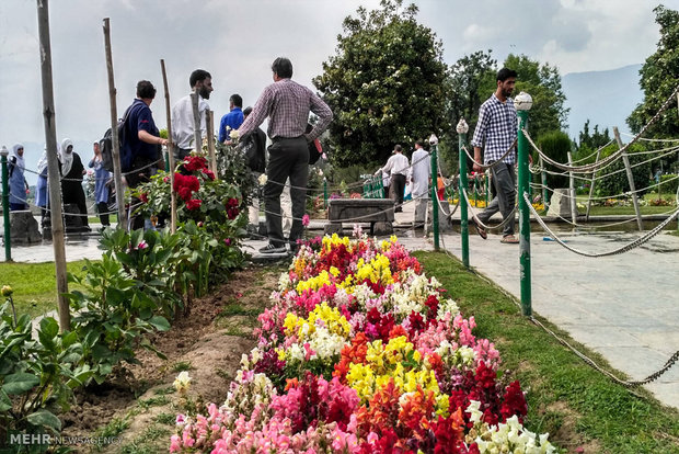 Nishat Bagh in Kashmir