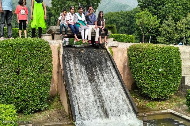 Nishat Bagh in Kashmir