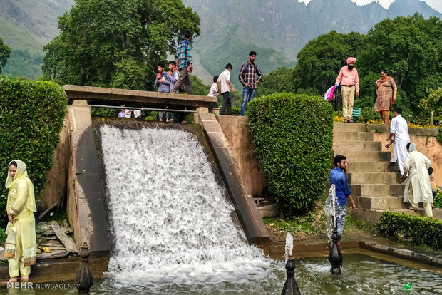 Nishat Bagh in Kashmir