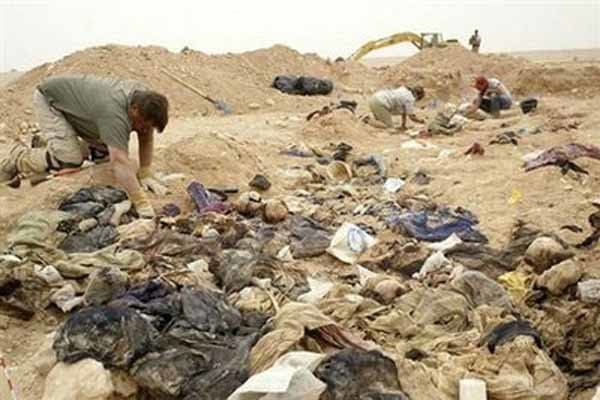 شام کے صوبہ الرقہ میں 3500 افراد کی اجتماعی قبر دریافت