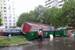 توفان در مسکو ۱۱ کشته برجای گذاشت