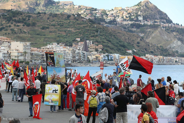 اعتراضات به نشست جی 7 در ایتالیا‎