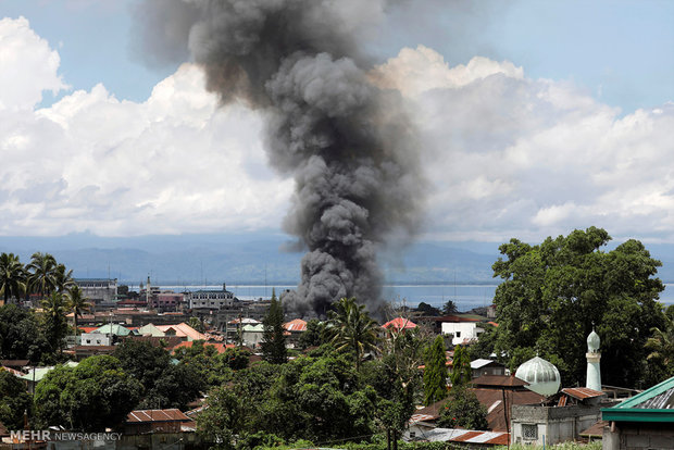 انفجار شهر «ماراوی» فیلیپین را لرزاند