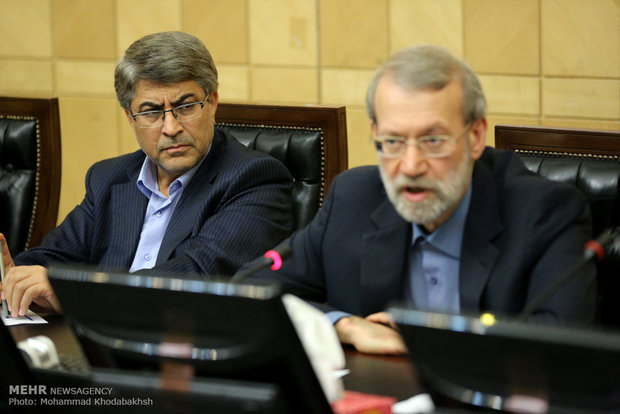نشست مدیران رسانه ها با رئیس مجلس شورای اسلامی