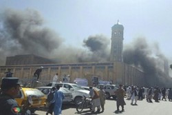 ۴۳ کشته بر اثر حمله انتحاری در قندهار افغانستان