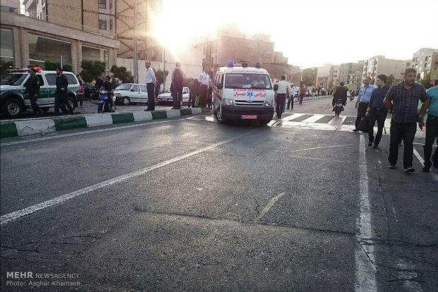 برخورد دو قطار مترو در ایستگاه طرشت