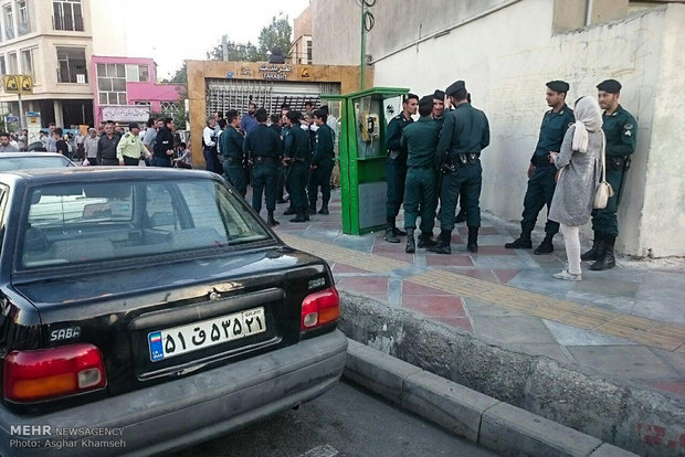 برخورد دو قطار مترو در ایستگاه طرشت