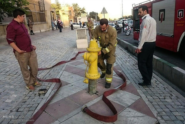 برخورد دو قطار مترو در ایستگاه طرشت