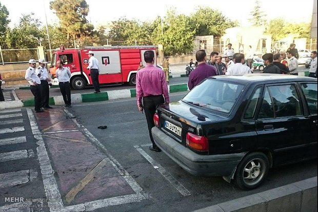 برخورد دو قطار مترو در ایستگاه طرشت