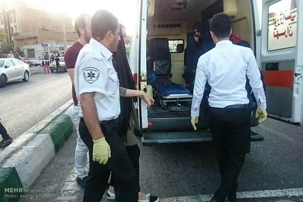 برخورد دو قطار مترو در ایستگاه طرشت