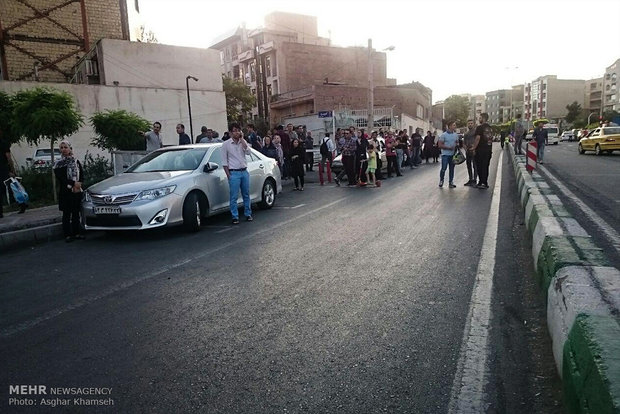 برخورد دو قطار مترو در ایستگاه طرشت