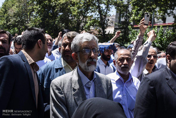 	مراسم تشییع شهدای حوادث تروریستی تهران