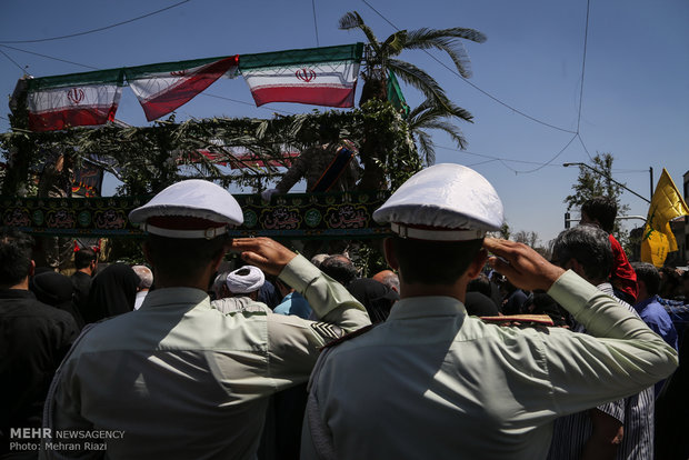 تشییع شهدای حوادث تروریستی تهران