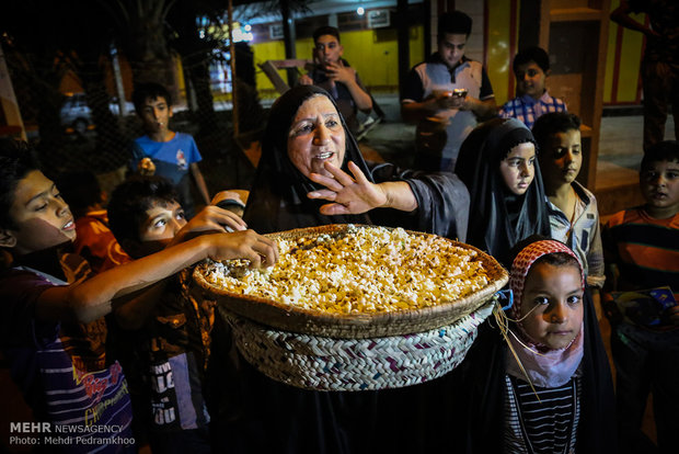  آیین گرگیعان در ماه مبارک رمضان 