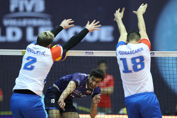 Iran tastes 3rd defeat in FIVB World League