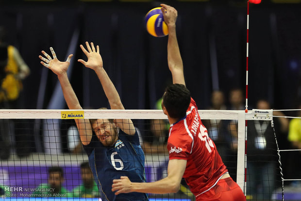 Iran, Argentina volleyball in frames