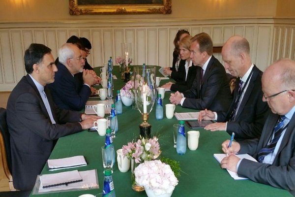 ظریف کی ناروے کے وزير خارجہ سے ملاقات